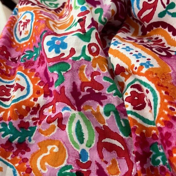 Lauren Ralph Lauren Multicolor Geo / Floral Button Down Shirt - Picture 7 of 7